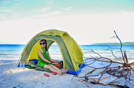 Hình ảnh: Cắm trại trên đảo Cô Tô Con